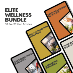 Elite Wellness Bundle – 50 Pre-Written Articles